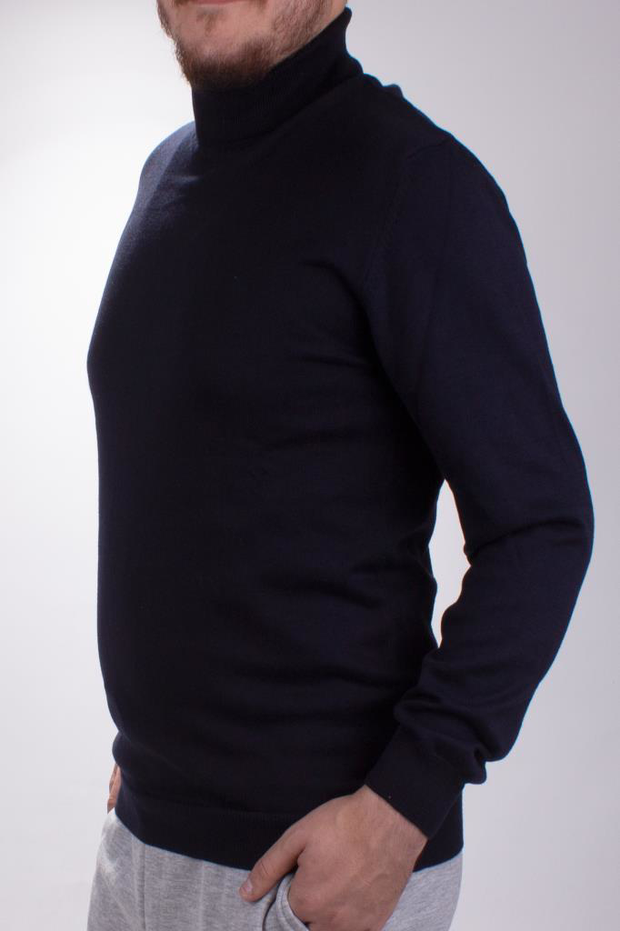 Twister Jeans Twister 3623 Lacivert Balıkçı Yaka Erkek Kazak