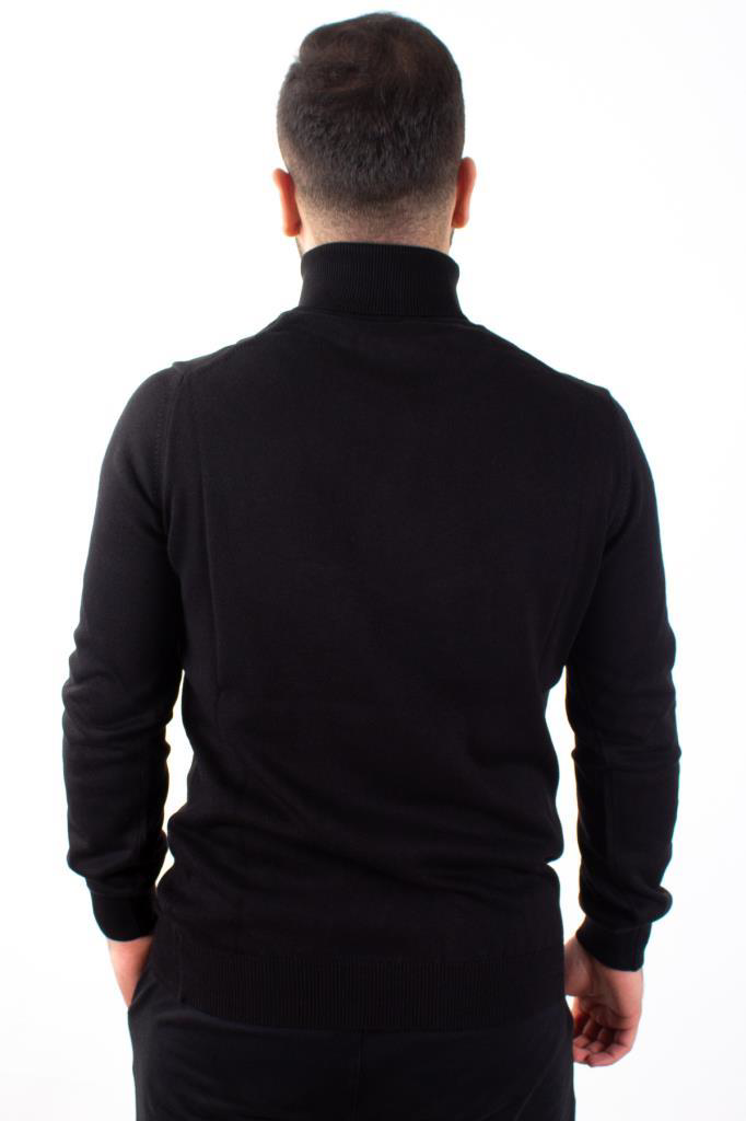 Twister Jeans Twister 3623 Siyah Balıkçı Yaka Erkek Kazak