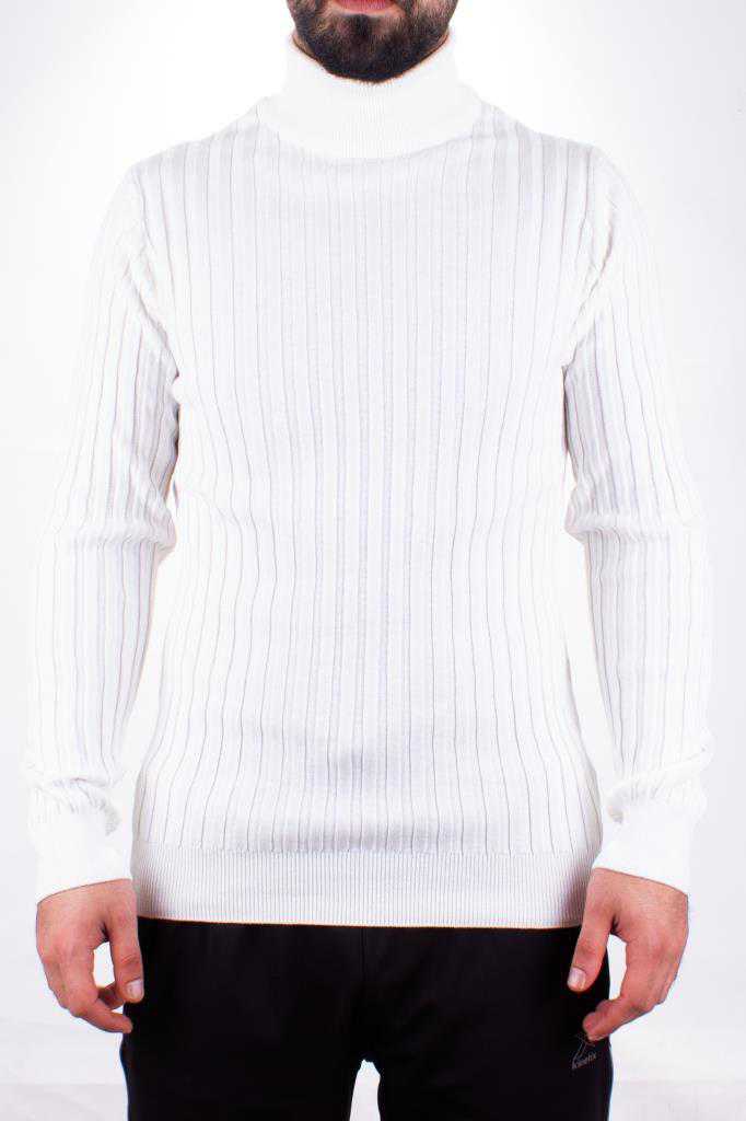 Twister Jeans Twister 3625 Ekru Balıkçı Yaka Erkek Kazak