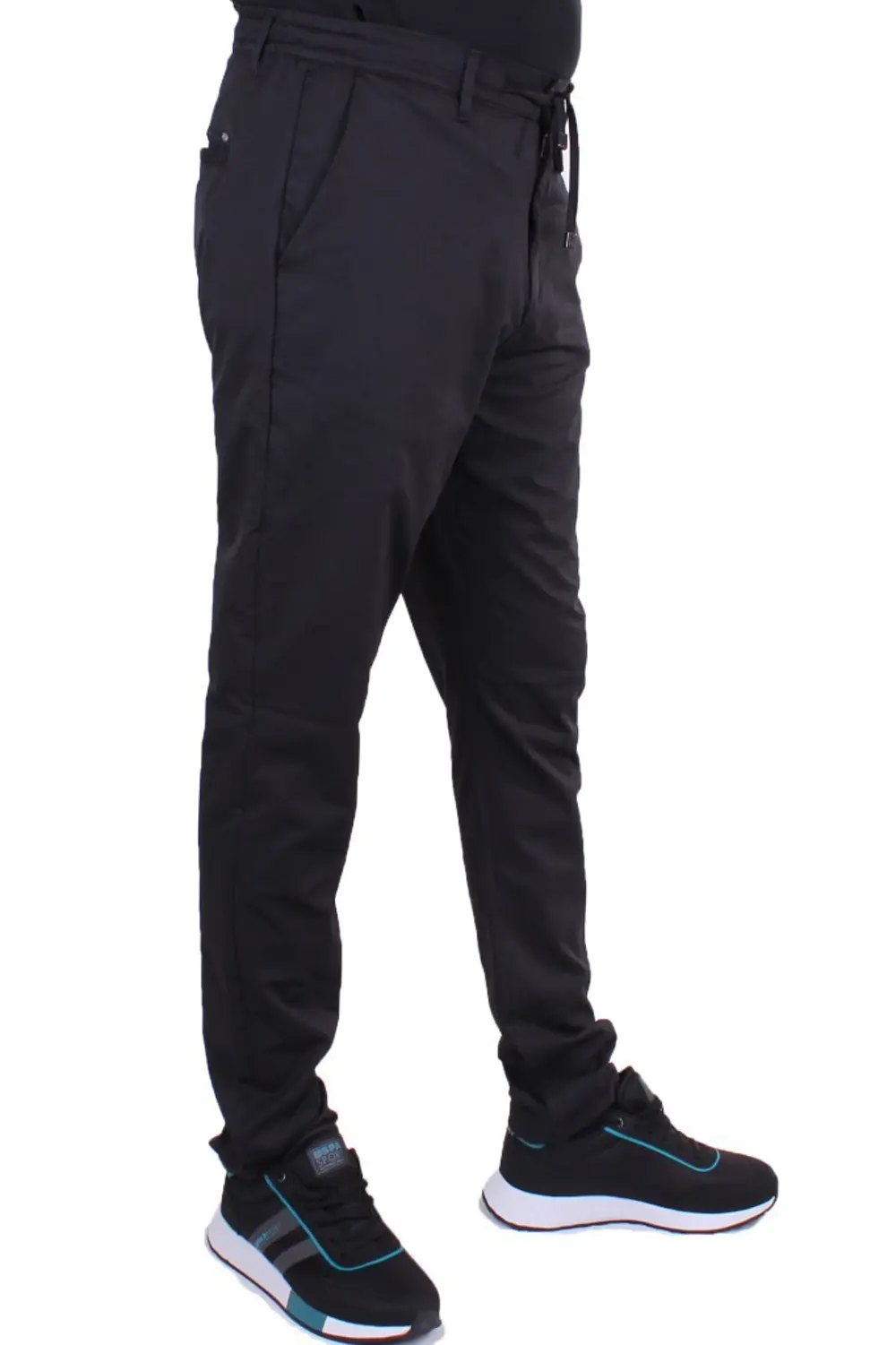 Twister Crespo 794 Siyah Normal Bel Dar Paça Erkek Kanvas Pantolo