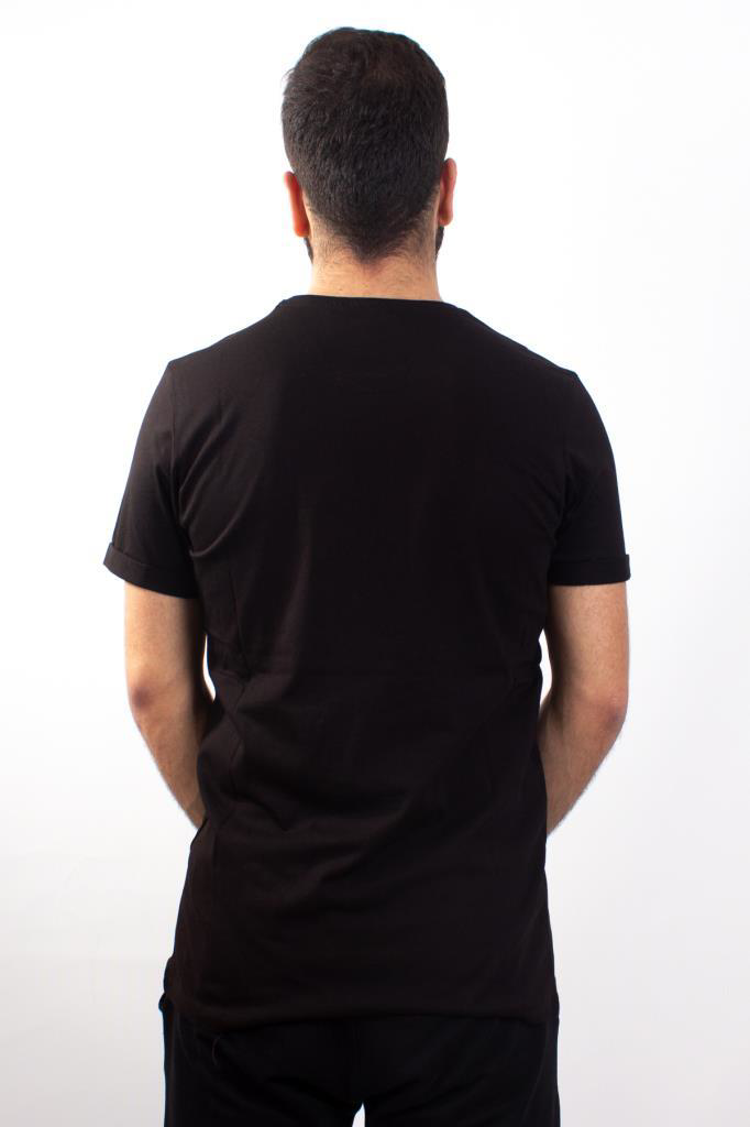 Twister Jeans Twister Jeans 1828 Siyah Bisiklet Yaka Erkek T-Shirt