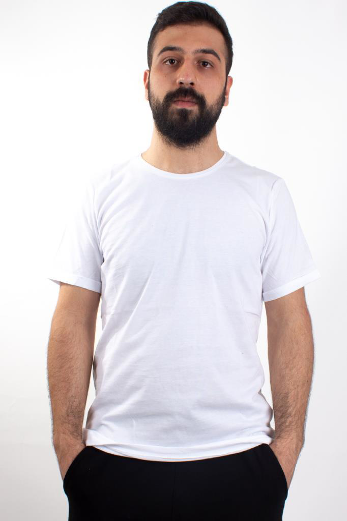 Twister Jeans Twister Jeans 1828 Beyaz Bisiklet Yaka Erkek T-Shirt