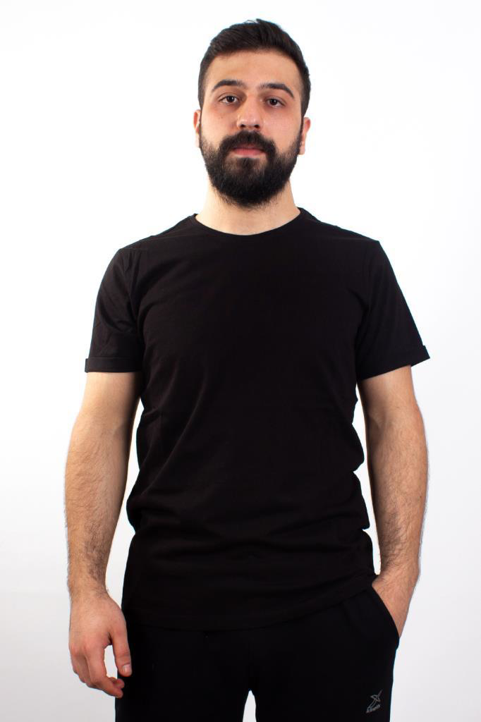 Twister Jeans Twister Jeans 1828 Siyah Bisiklet Yaka Erkek T-Shirt