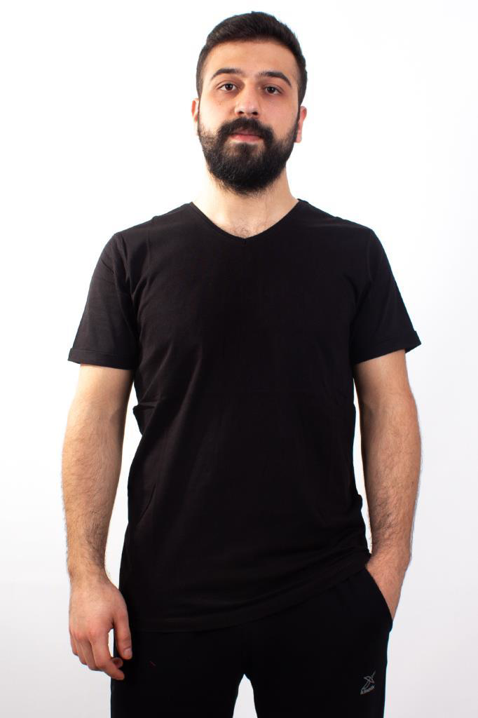 Twister Jeans Twister Jeans 1827 Siyah V  Yaka Erkek T-Shirt