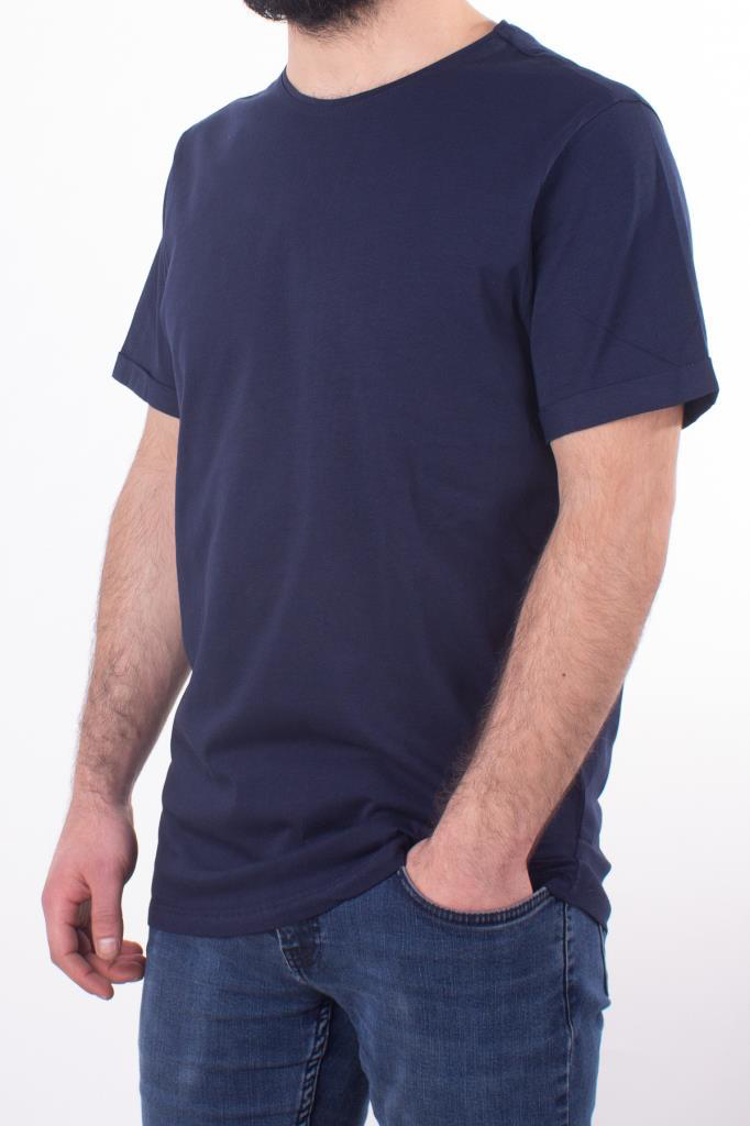 Twister Jeans Twister Jeans 1828 Lacivert Bisiklet Yaka Erkek T-Shirt