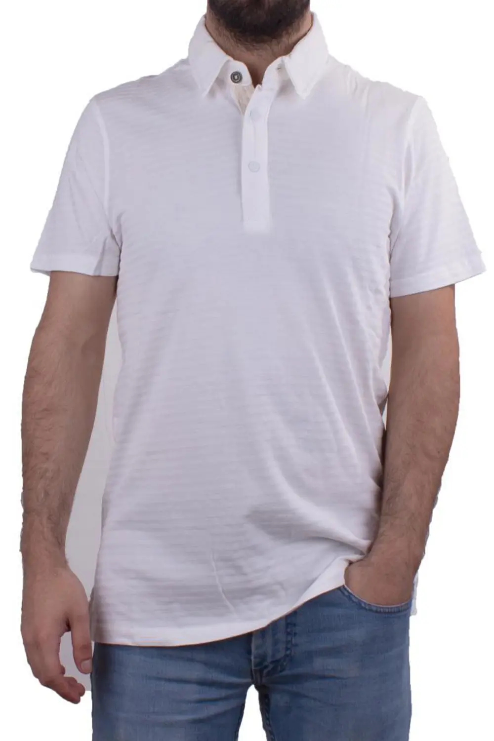 Twister Jeans 2214 Ekru Polo Yaka Erkek T-Shirt