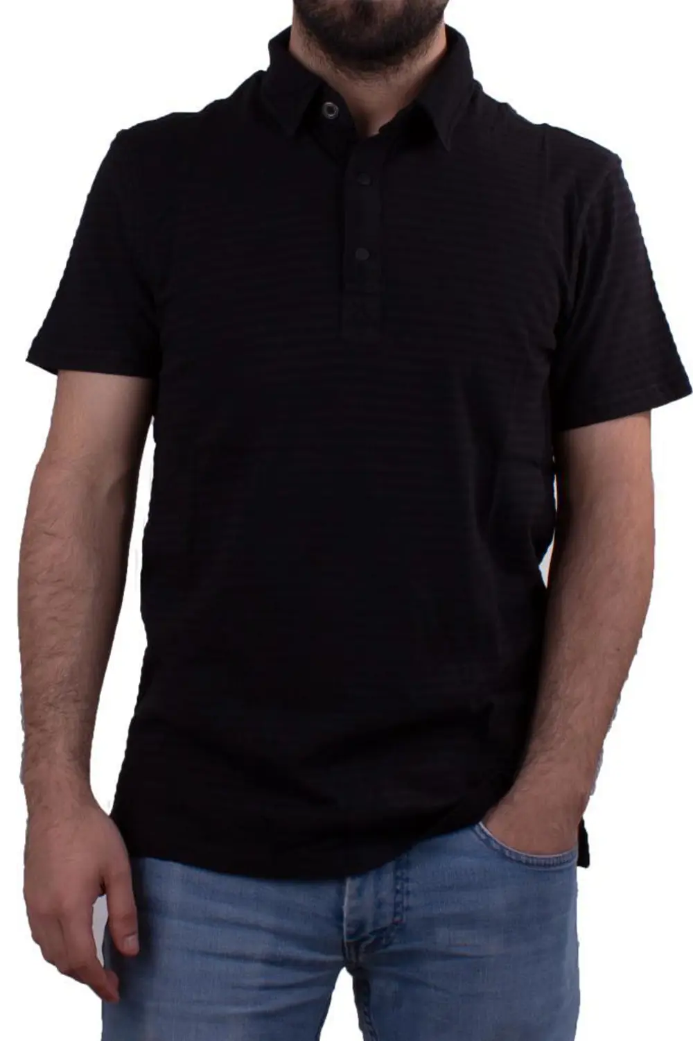 Twister Jeans 2214 Siyah Polo Yaka Erkek T-Shirt Twister Jeans 2214 Siyah Polo Yaka Erkek T-Shirt