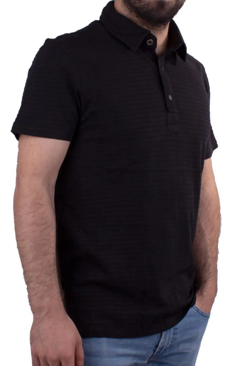 Twister Jeans 2214 Siyah Polo Yaka Erkek T-Shirt Twister Jeans 2214 Siyah Polo Yaka Erkek T-Shirt