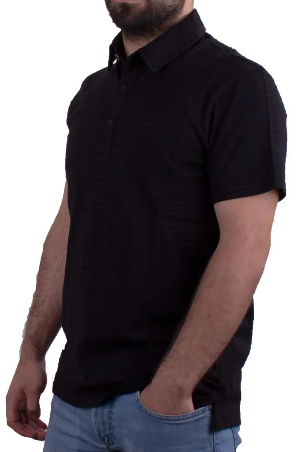Twister Jeans 2214 Siyah Polo Yaka Erkek T-Shirt Twister Jeans 2214 Siyah Polo Yaka Erkek T-Shirt