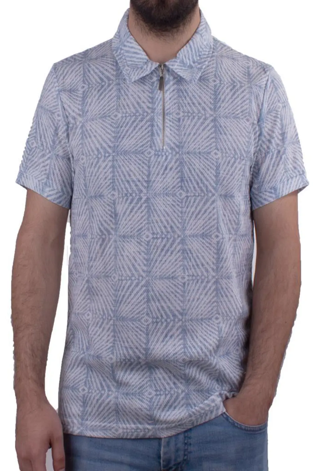 Twister Jeans 2276 Mavi Polo Yaka Erkek T-Shirt