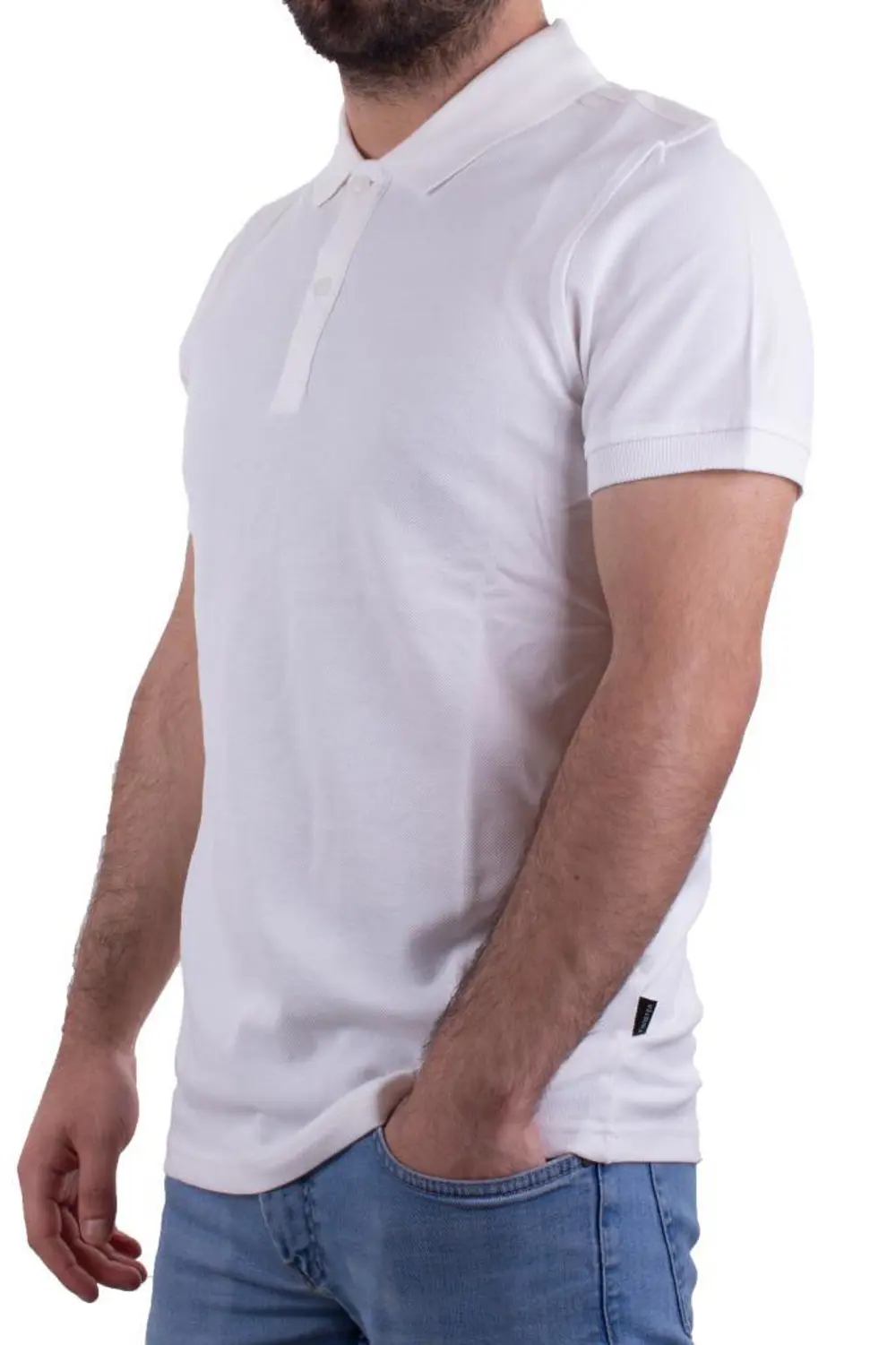 Twister Jeans 2277 Ekru Polo Yaka Erkek T-Shirt