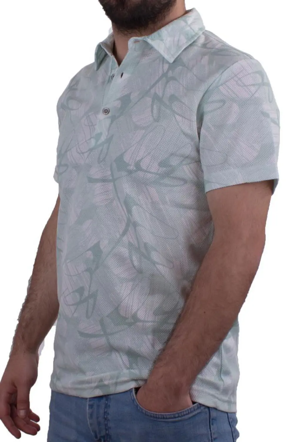 Twister Jeans 2278 Yeşil Polo Yaka Erkek T-Shirt