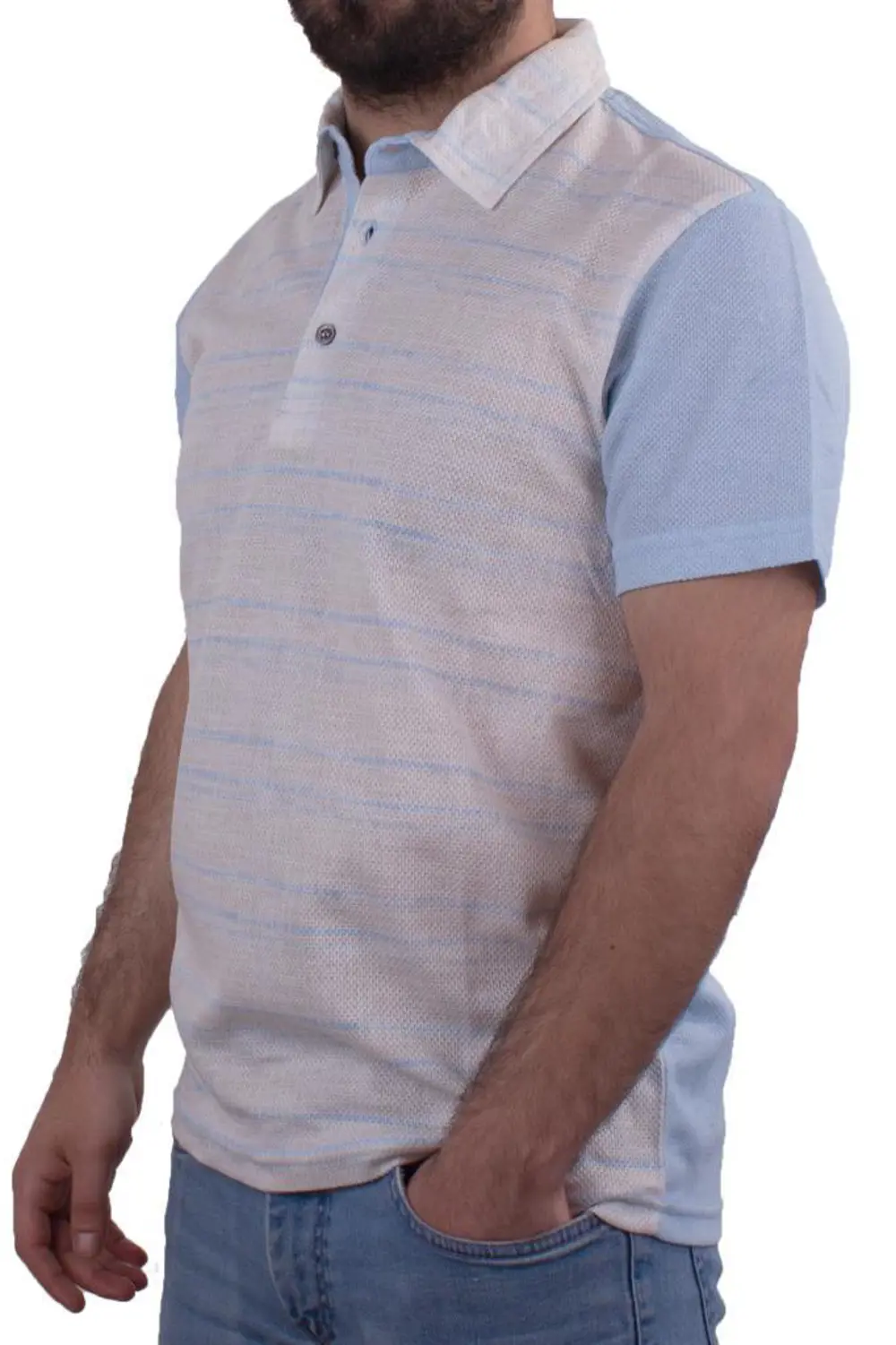 Twister Jeans 2281 Mavi Polo Yaka Erkek T-Shirt