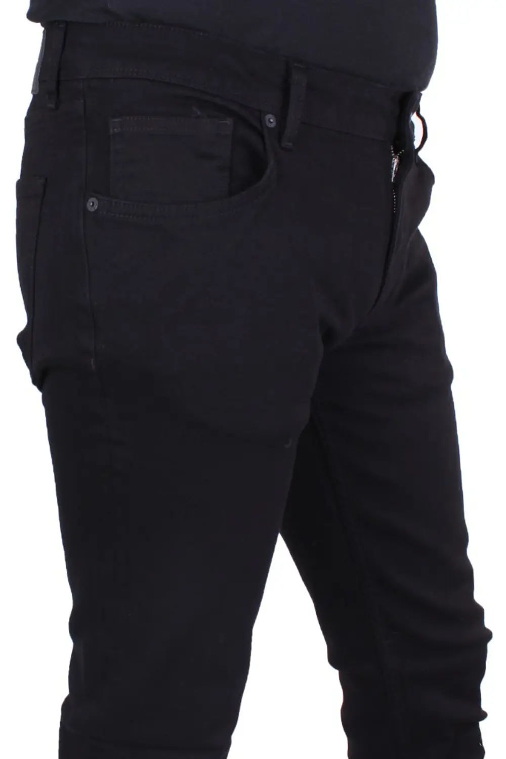 Twister Panama 731-01 Siyah Düşük Bel Dar Paça Erkek Jeans Pantol