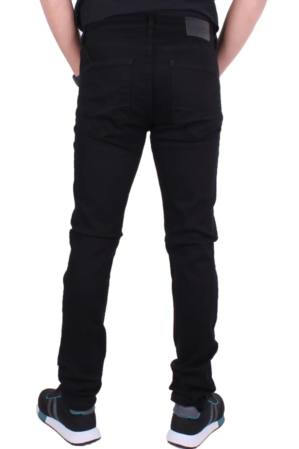 Twister Panama 731-01 Siyah Düşük Bel Dar Paça Erkek Jeans Pantol