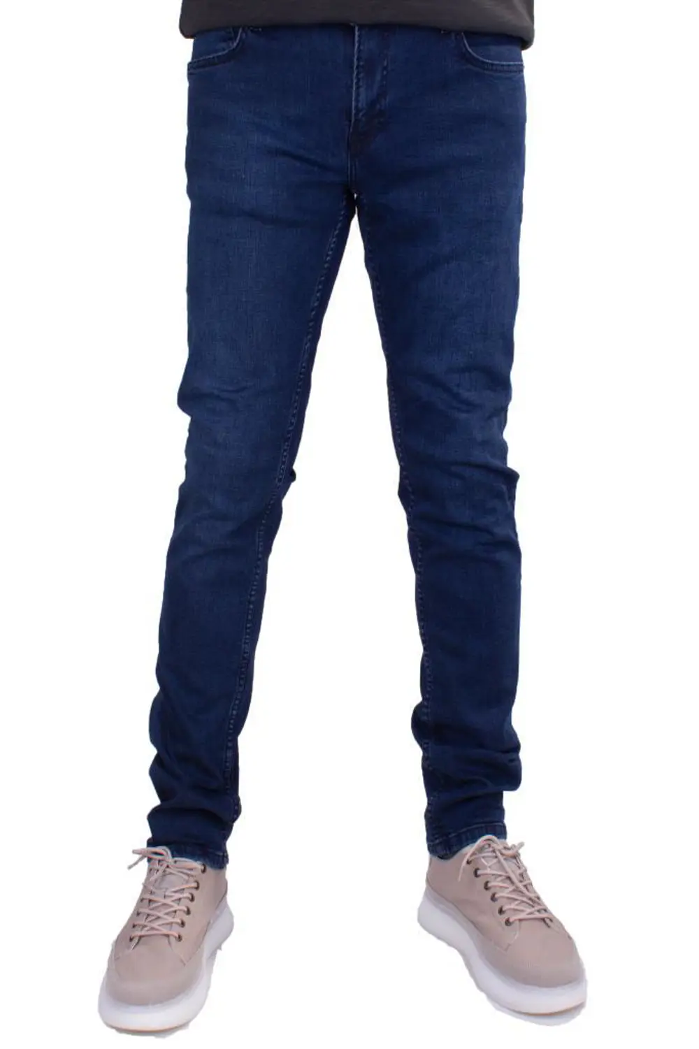 Twister Panama 747 Lacivert Düşük Bel Dar Paça Erkek Jeans Pantol
