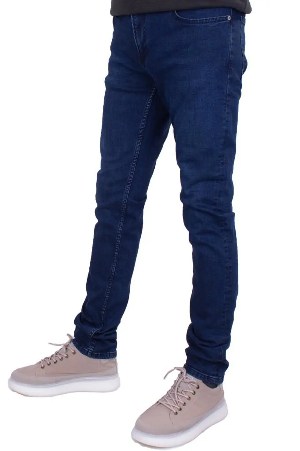 Twister Panama 747 Lacivert Düşük Bel Dar Paça Erkek Jeans Pantol