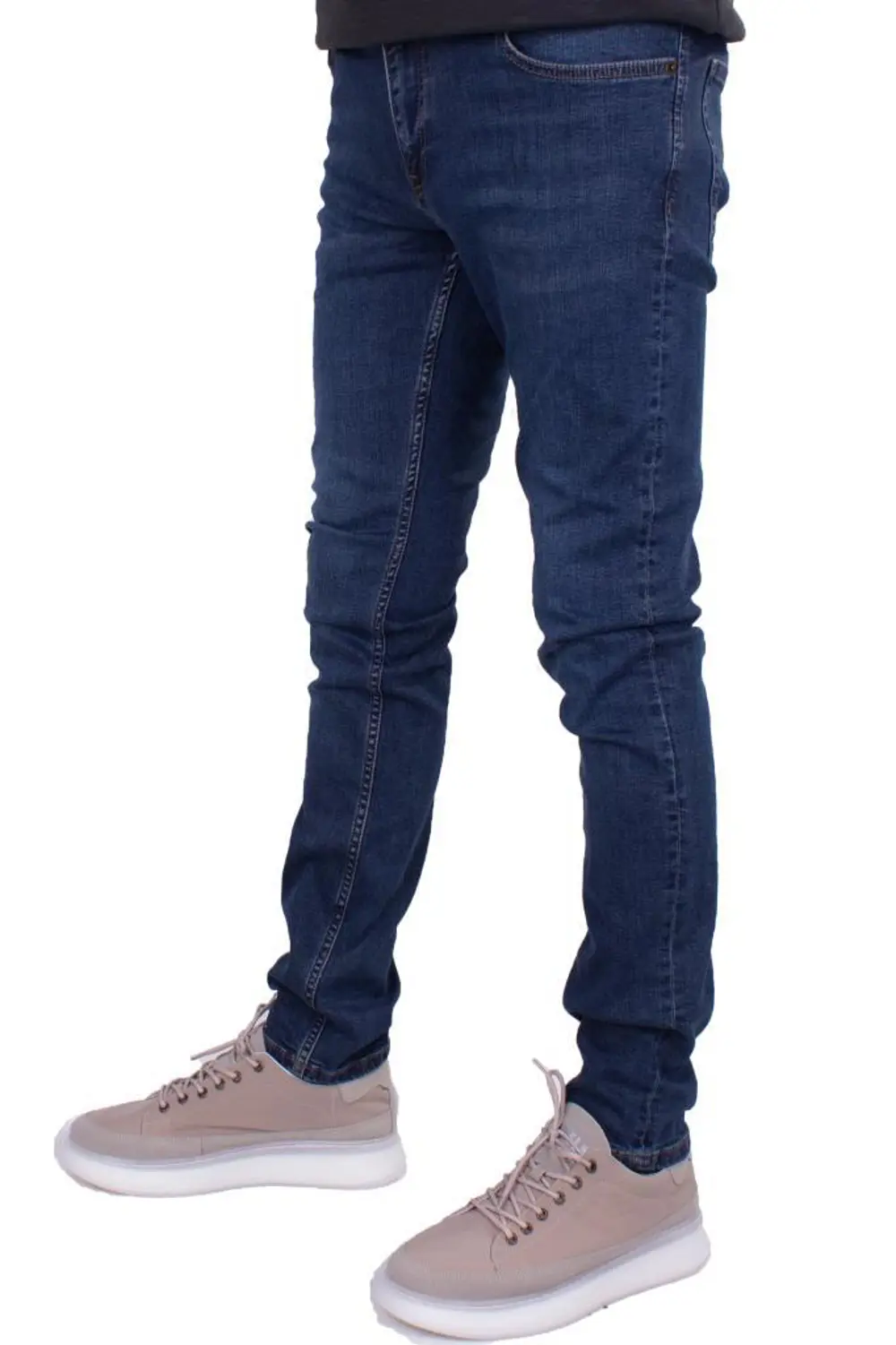 Twister Panama 750-01 Lacivert Düşük Bel Dar Paça Erkek Jeans Pan