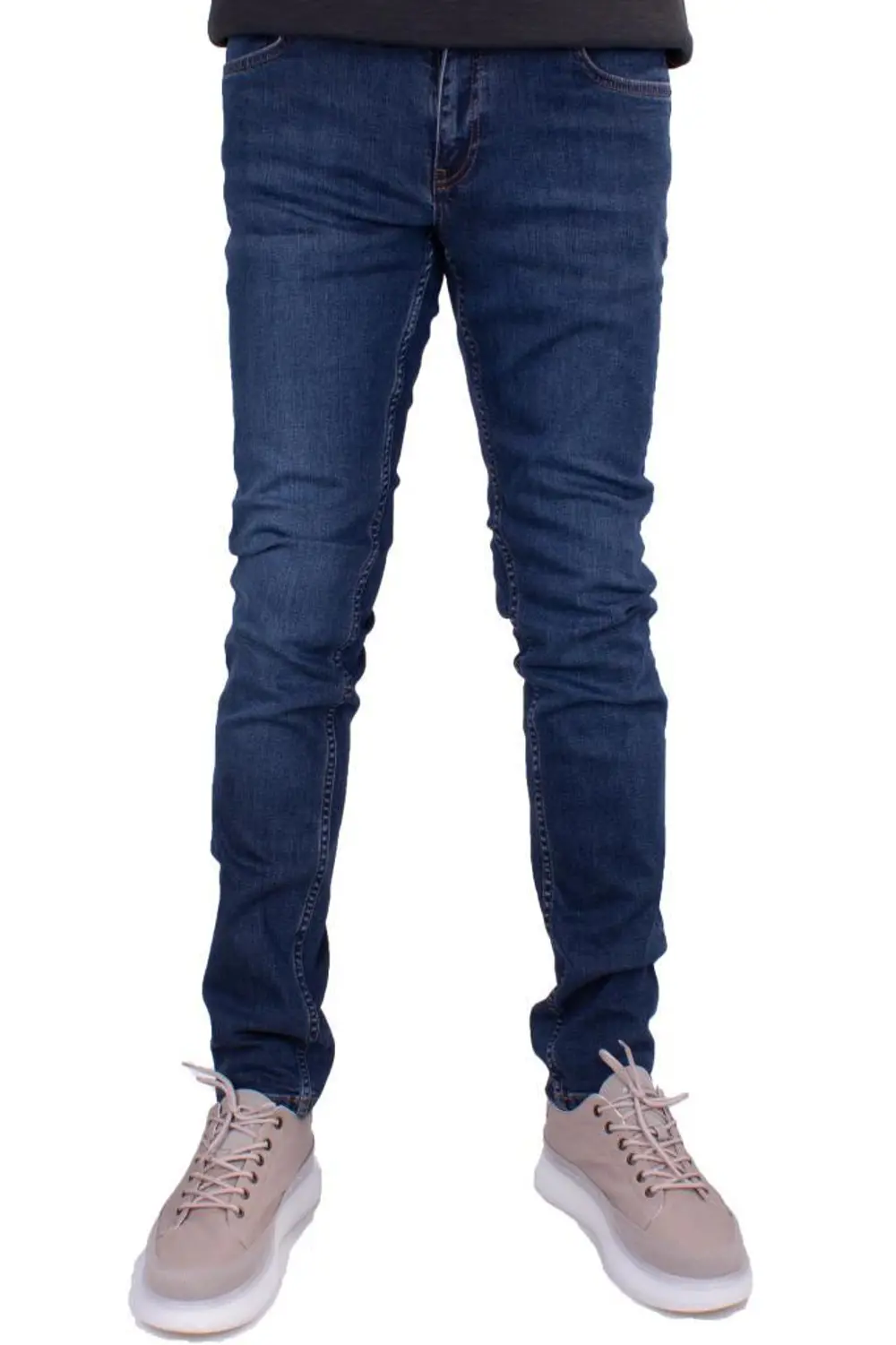 Twister Panama 750-01 Lacivert Düşük Bel Dar Paça Erkek Jeans Pan