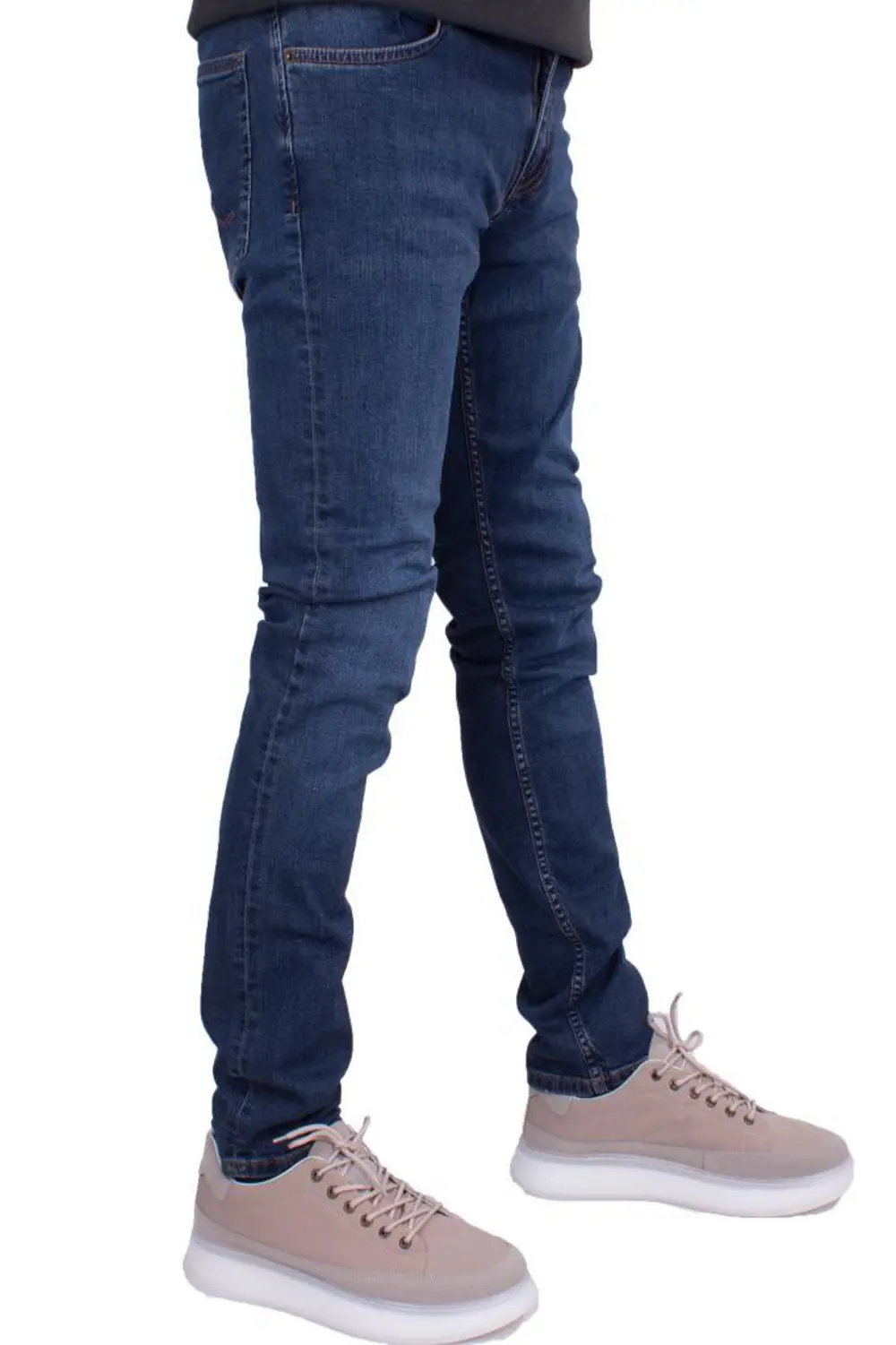 Twister Panama 750-01 Lacivert Düşük Bel Dar Paça Erkek Jeans Pan