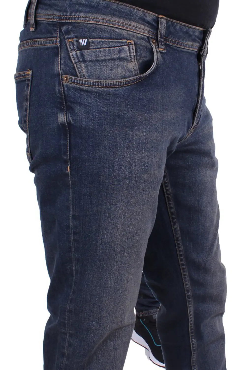 Twister Panama 758-01 Lacivert Düşük Bel Dar Paça Erkek Jeans Pan