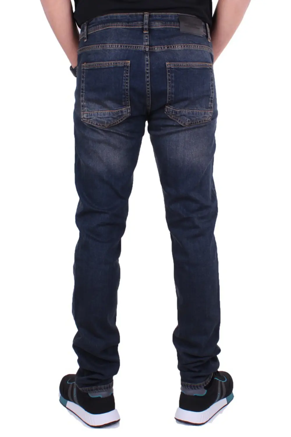 Twister Panama 758-01 Lacivert Düşük Bel Dar Paça Erkek Jeans Pan