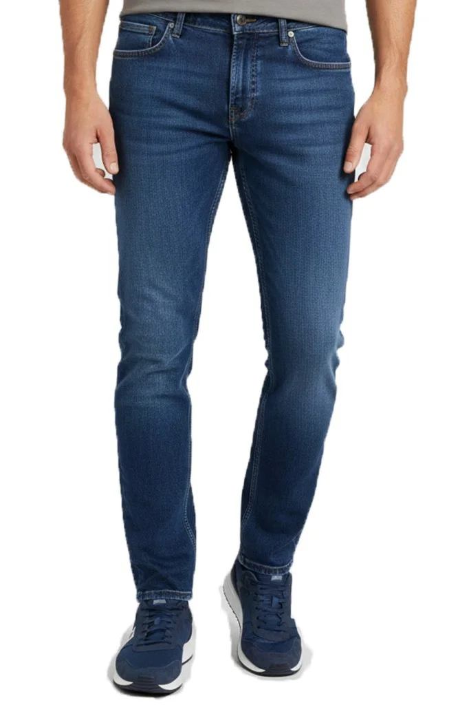 Twister Panama 767-03 Lacivert Düşük Bel Dar Paça Erkek Jeans Pan