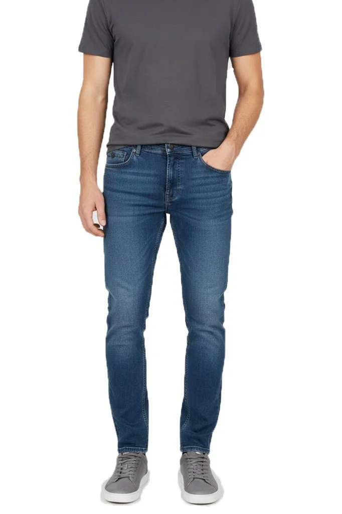 Twister Panama 783-01 Mavi Düşük Bel Dar Paça Erkek Jeans Pantolo