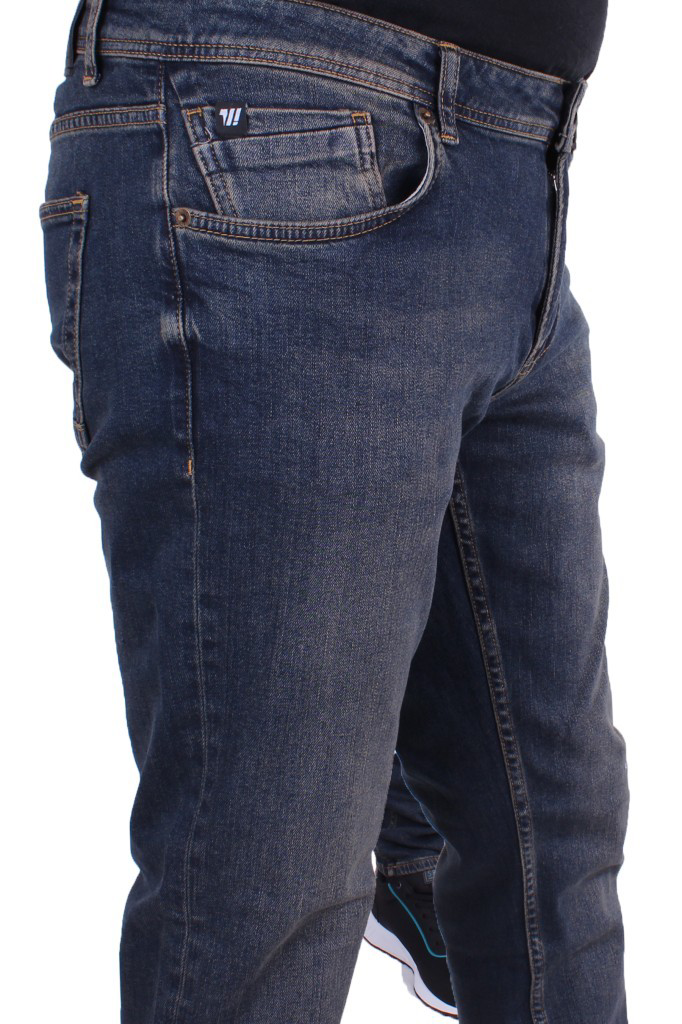 Twister Jeans Twister Panama 758-01 Lacivert Düşük Bel Dar Paça Erkek Jeans Pan