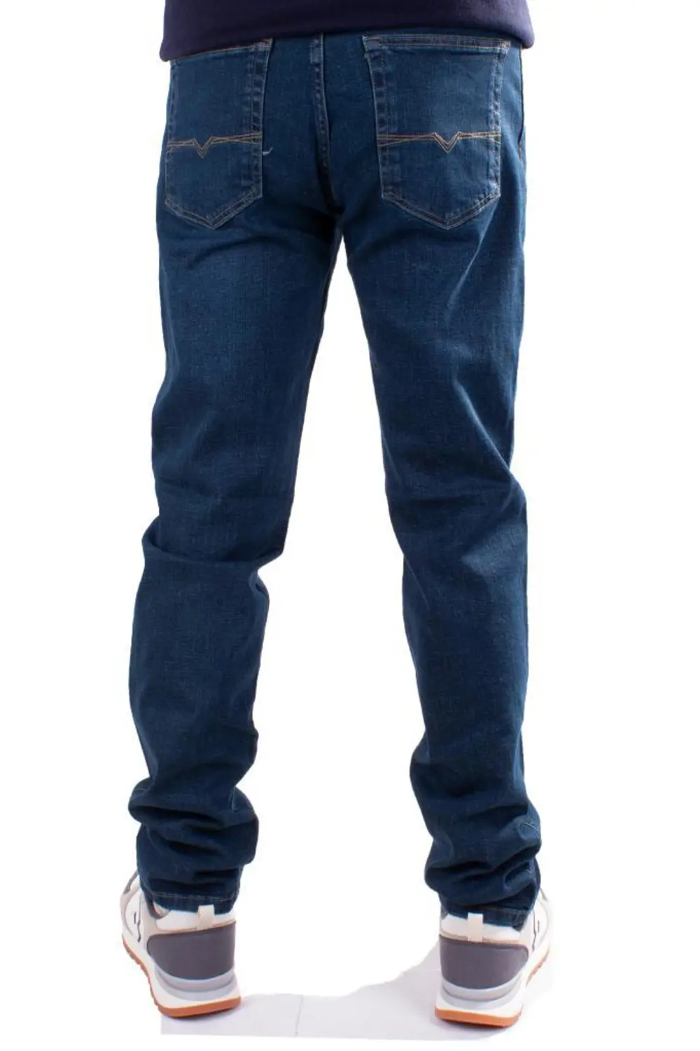Twister Vegas 132-278 Mavi Yüksek Bel Rahat Paça Erkek Jeans Pant