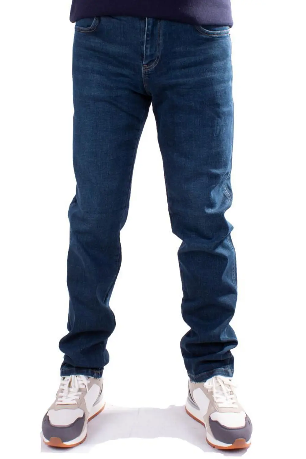 Twister Vegas 132-278 Mavi Yüksek Bel Rahat Paça Erkek Jeans Pant
