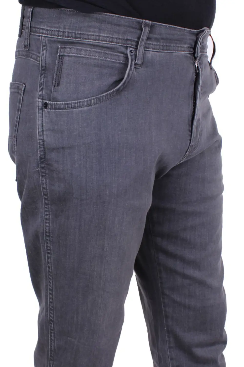 Twister Vegas 132-307 Antrasit Yüksek Bel Rahat Paça Erkek Jeans 