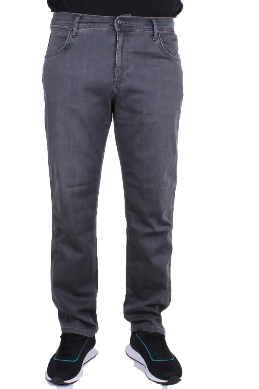 Twister Vegas 132-307 Antrasit Yüksek Bel Rahat Paça Erkek Jeans 