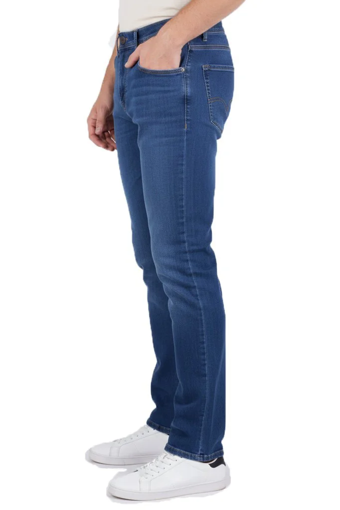 Twister Vegas 132-309 Mavi Yüksek Bel Rahat Paça Erkek Jeans Pant