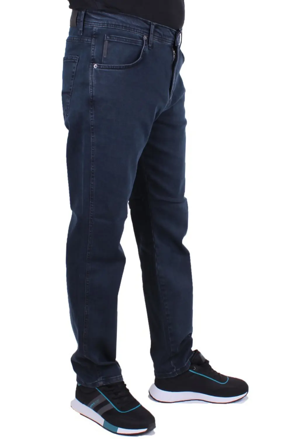 Twister Vegas 132-311 Lacivert Yüksek Bel Rahat Paça Erkek Jeans 