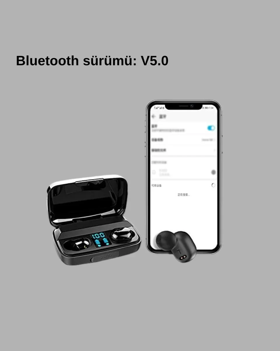 TWS A10s Bluetooth 5.0 Kulaklık – Yüksek Ses Kalitesi ve Ergonomik Tasarım