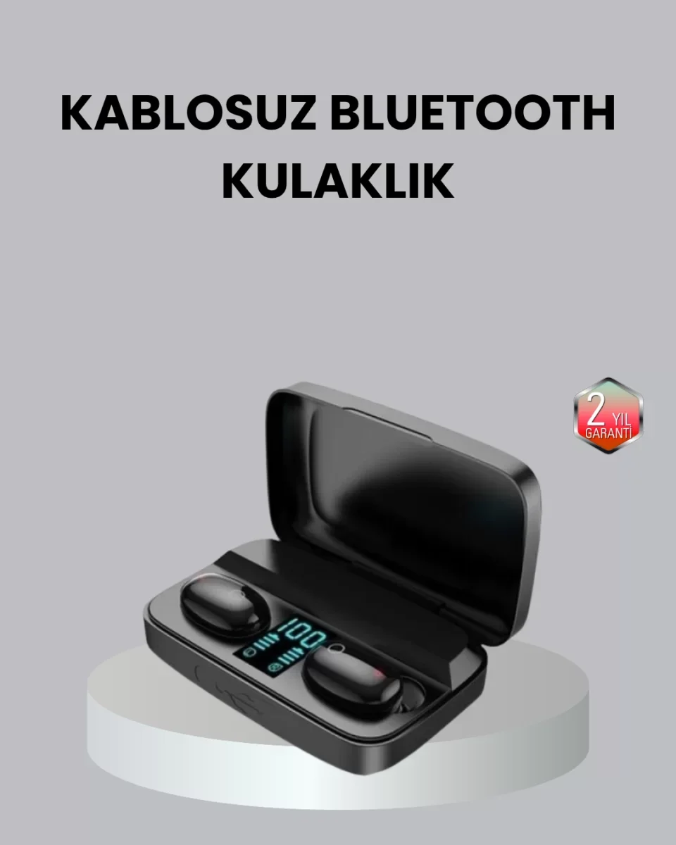 TWS A10s Bluetooth 5.0 Kulaklık Powerbank Şarj Kutulu Mini Tasarı