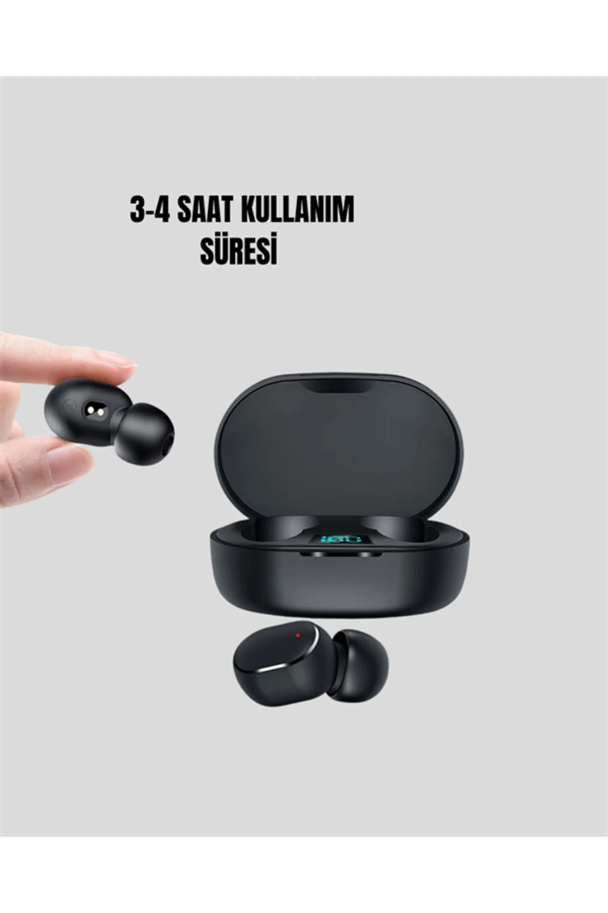 TWS Bluetooth Kulaklık Kulak İçi Kablosuz Dijital Göstergeli Çağr