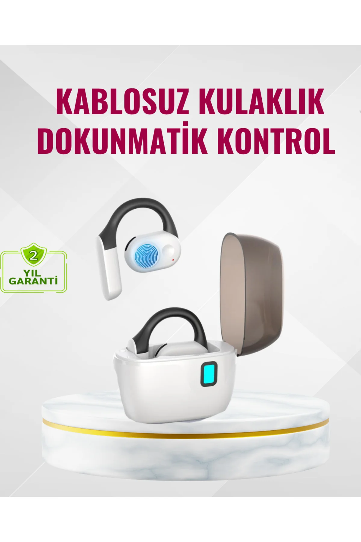 Tws Bluetooth Kulaklık – Otomatik Şarj Taşınabilir Şarj Kutusu