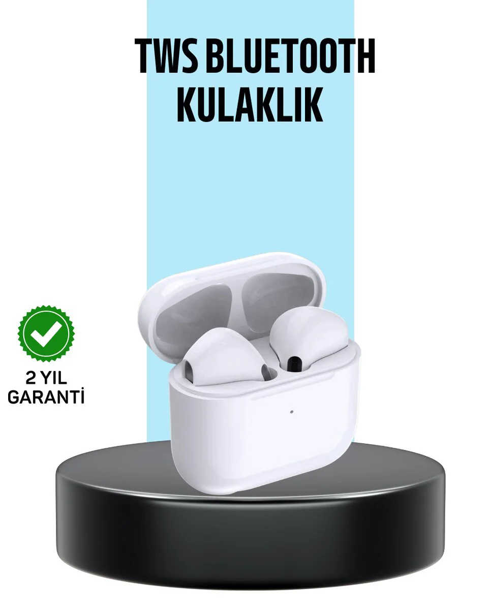TWS Bluetooth Kulaklık Gürültü Engelleyici ve HD Mikrofonlu - iPhone 11 12 13 14 15 Uyumlu