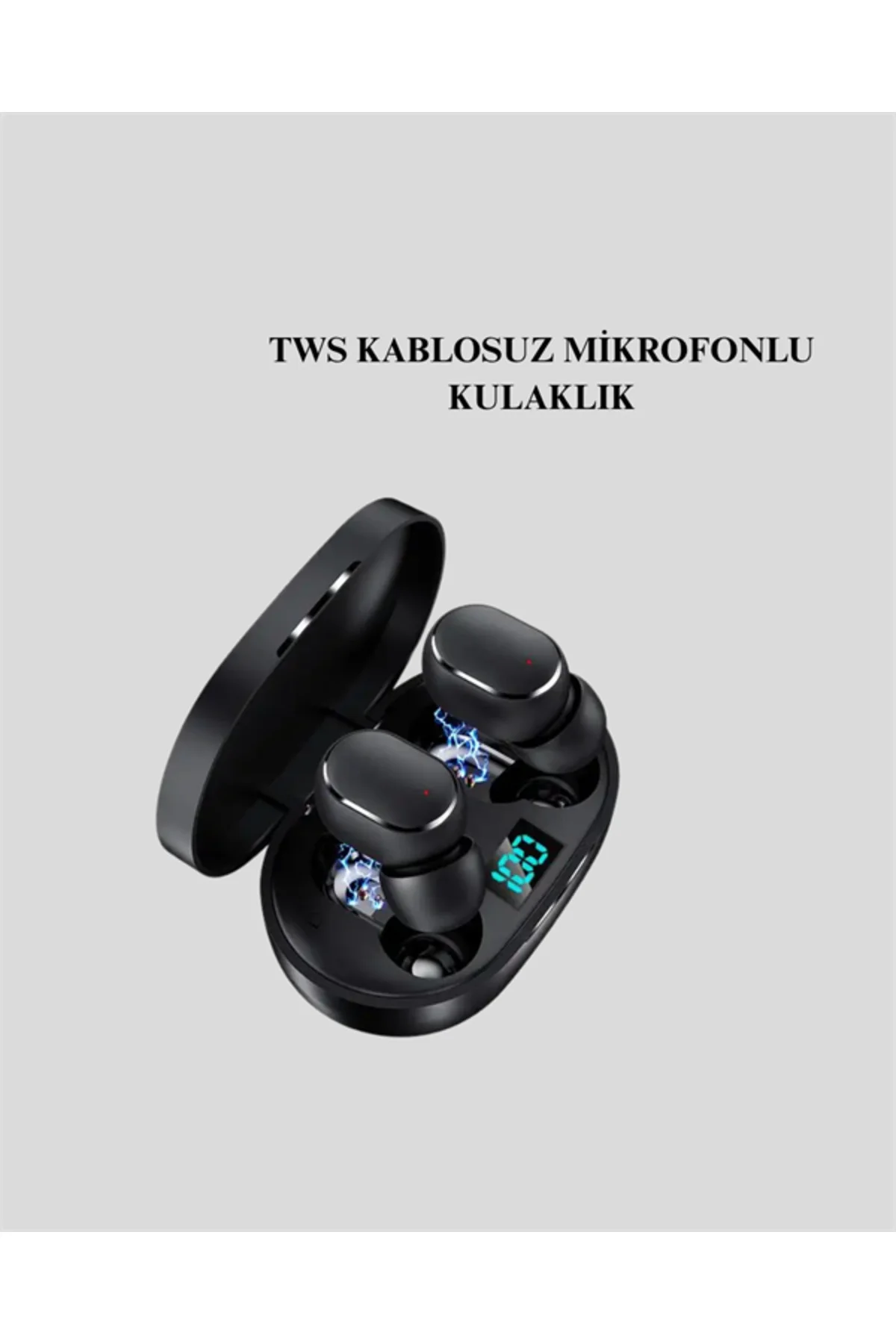 TWS Bluetooth Kulaklık Kulak İçi Kablosuz Dijital Göstergeli Çağr