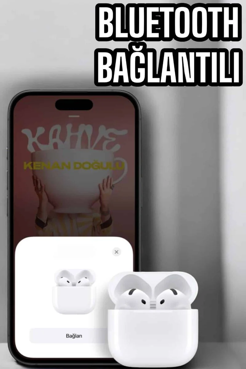 TWS Bluetooth Kulaklık ANC - iOS ve Android Uyumlu Kablosuz Ses Deneyimi