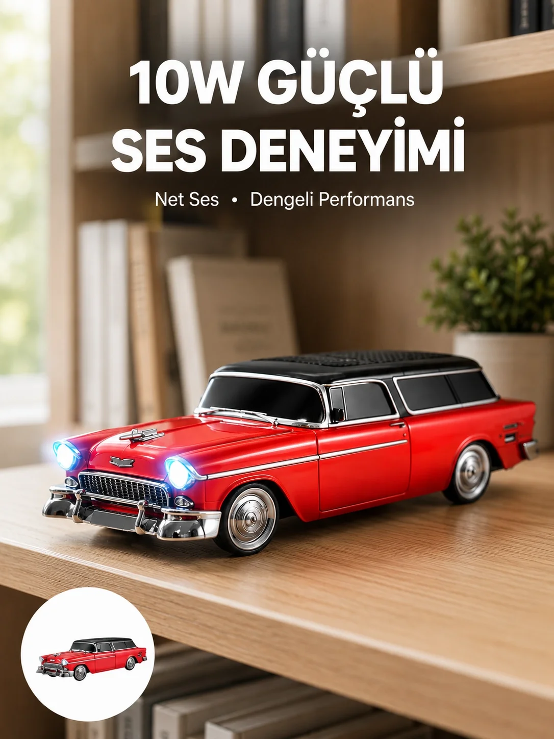 TWS Destekli FM Radyo ve USB Girişli Hoparlör