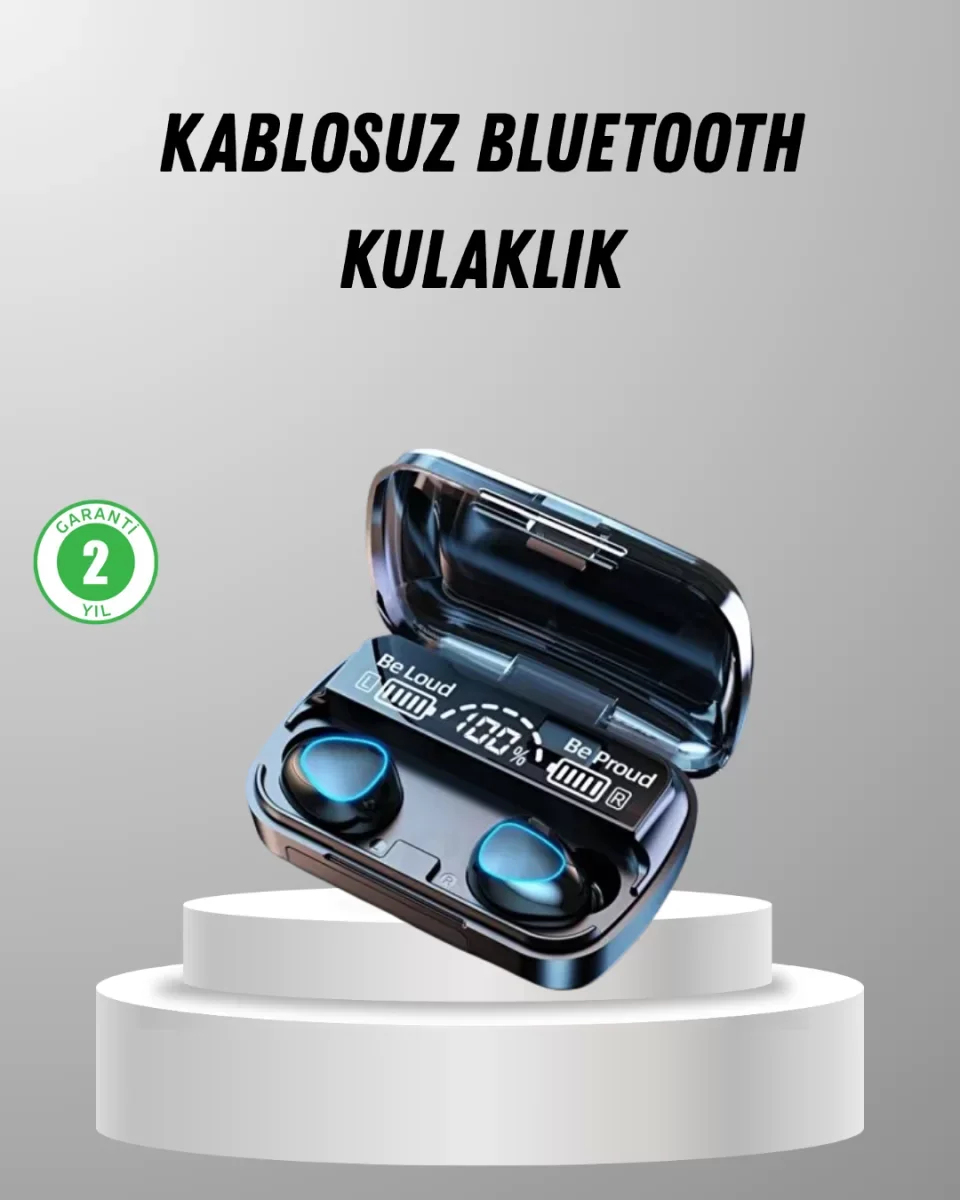 TWS Kablosuz Kulaklık Şarj Kutulu 20 Saat Kullanım Konforlu - Lis
