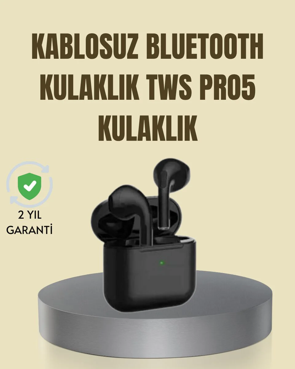 TWS Pro 5 Bluetooth 5.1 Teknolojili Kulaklık