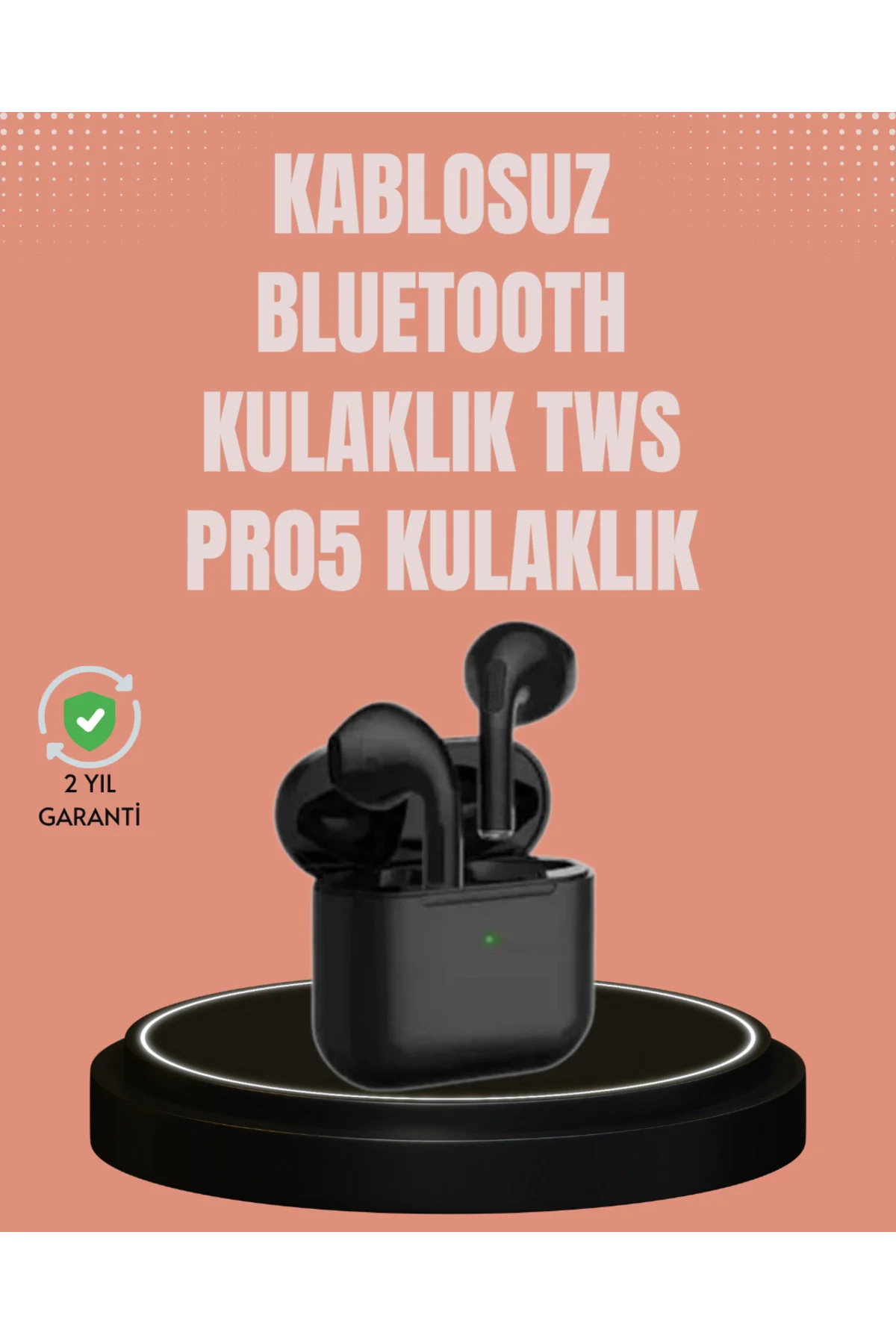 TWS Pro 5 Kulaklık – Uzun Süreli Kullanım İçin Yüksek Batarya Performansı