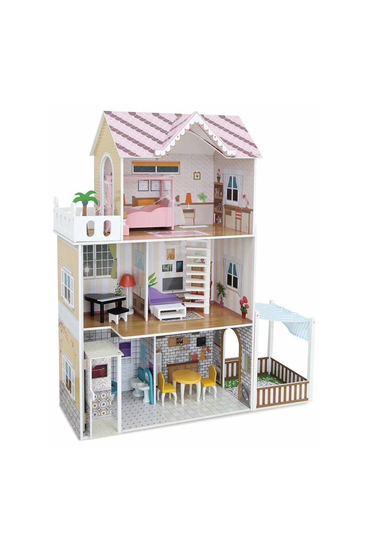 TX1195 AHŞAP 3 KATLI 15 PARÇA AKSESUARLI