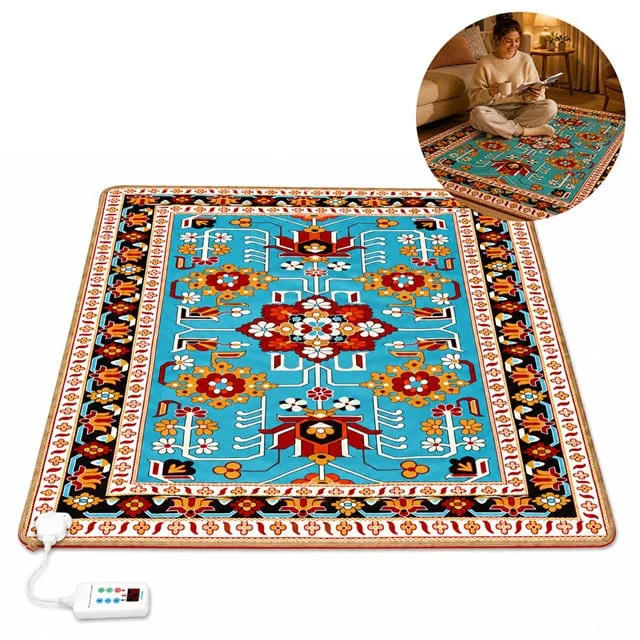 TY-2*2 1599W 200x200cm Isıtmalı Pad Halı - Dijital Termostatlı Karbon Kristal Teknolojisi