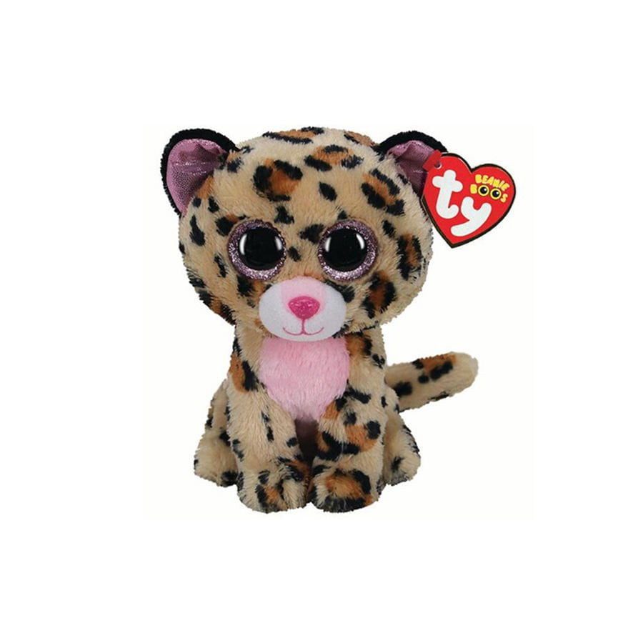 TY Beanie Boos Kahverengi Benekli Peluş Leopar Livvie 15 cm TY Beanie Boos Kahverengi Benekli Peluş Leopar Livvie 15 cm