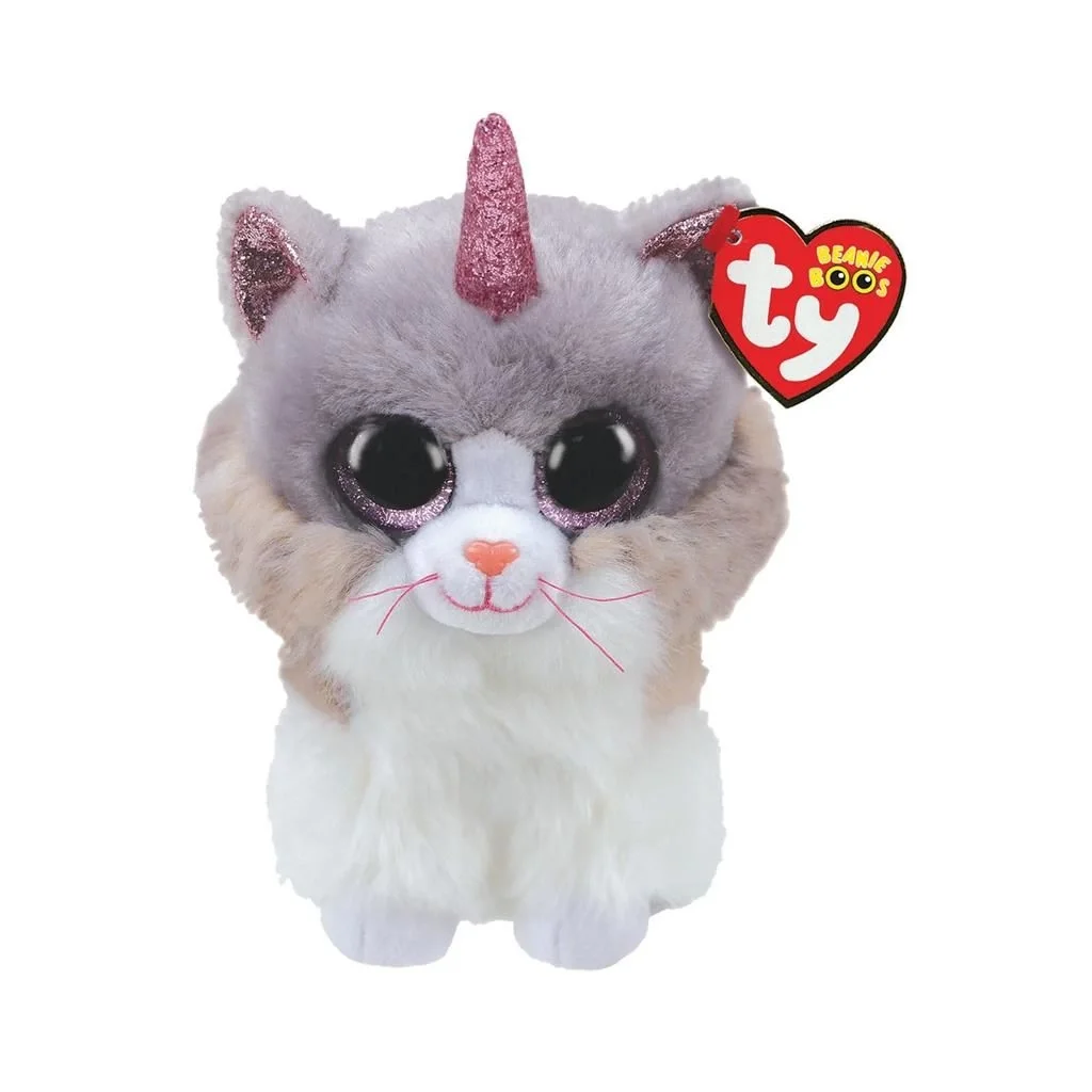 Ty Beanie Boos Peluş Unicorn Kedi Asher 13 cm Ty Beanie Boos Peluş Unicorn Kedi Asher 13 cm